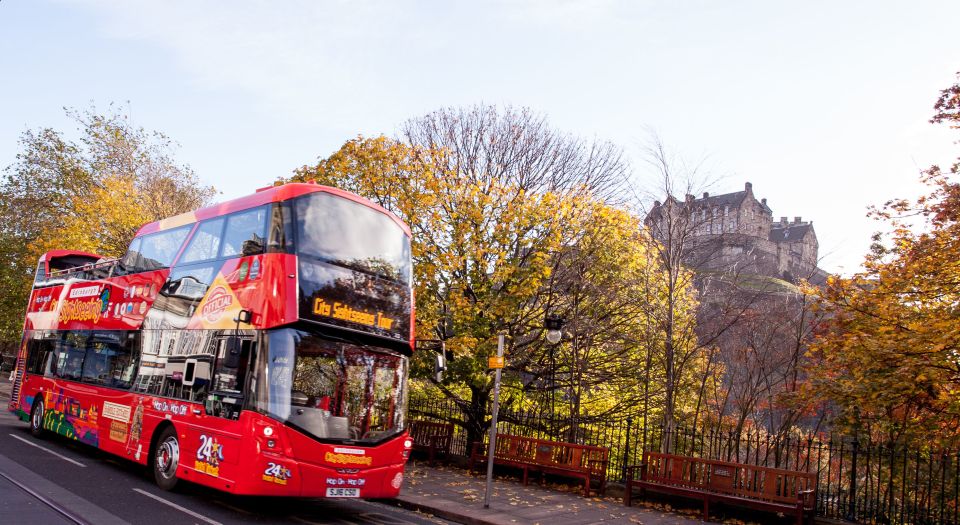 Edinburgh: Hop-On Hop-Off Bus Pass With 3 City Tours - Key Points