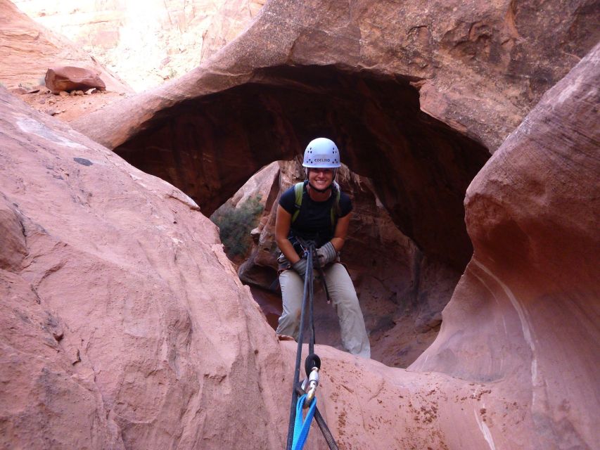 From Moab: Rock of Ages Moderate Rappelling Obstacle Course - Key Points