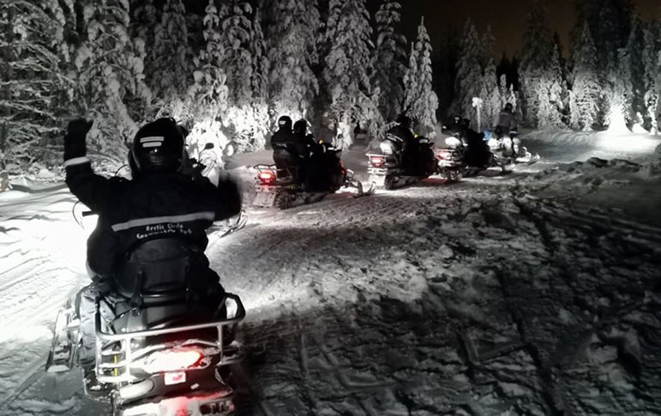 From Rovaniemi: Night Snowmobile Safari - Key Points