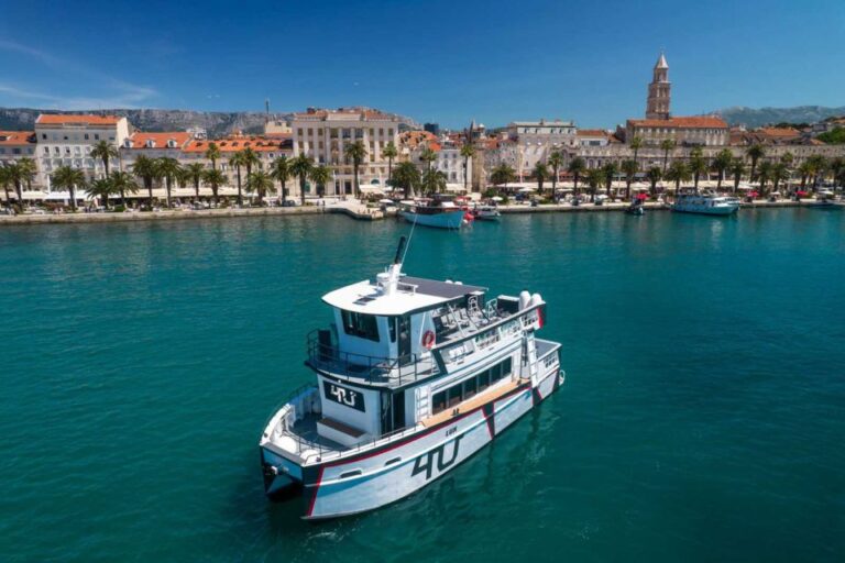 From Split: Blue Cave & Islands Catamaran Speedboat Cruise Tour Overview