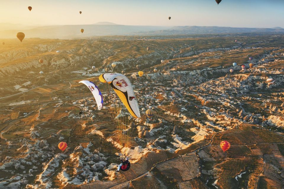 From Urgup/Goreme: Cappadocia Tandem Paragliding & Transfer - Key Points