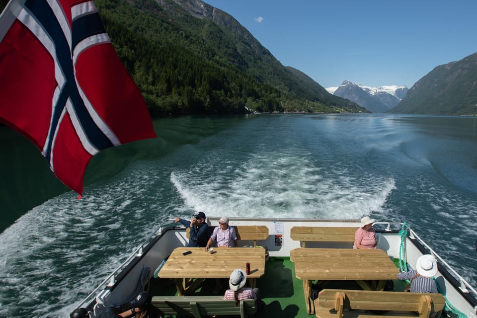 From Vik: Guided Fjord & Glacier Tour to Fjaerland - Key Points