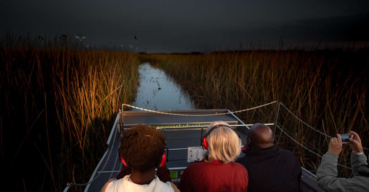 Kissimmee: Boggy Creek Airboats Adventures Night Tour Ticket - Key Points