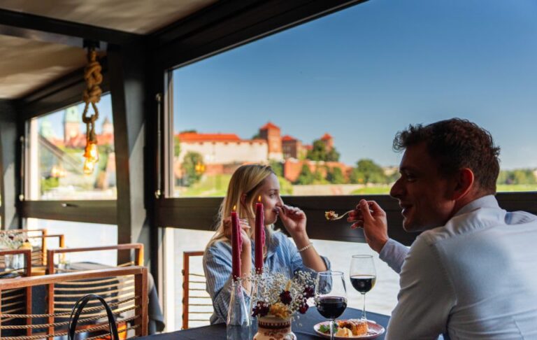 Krakow: Romantic Dinner With A Cruise On The Vistula River Dinner And Cruise Experience