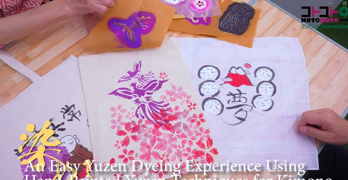 Kyoto;Easy Yuzen Dyeing - Key Points