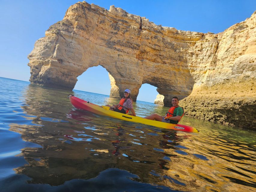 Lagoa: Benagil Cave and Marinha Beach Guided Kayaking Tour - Tour Overview