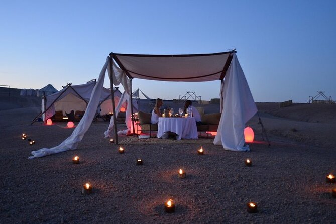 Marrakech Sunset Camel Ride & Agafay Dinner Under the Stars - Key Points