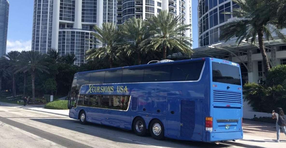 Miami & Key West: One-Way Transfer by Motor Coach Bus - Key Points