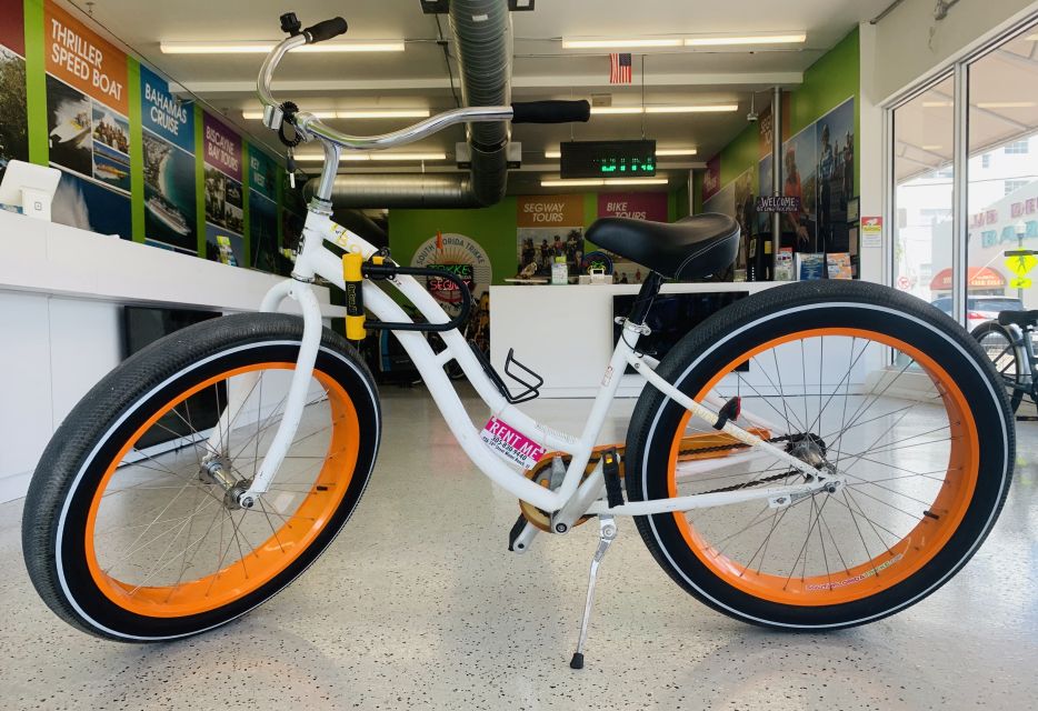 Miami: South Beach Fat Tire Beach Rider Bike Rental - Key Points