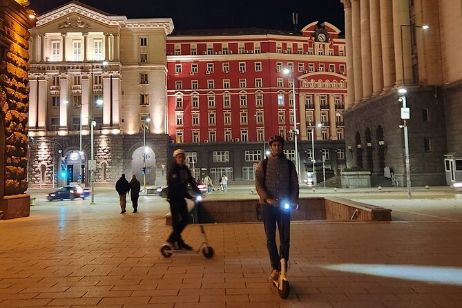 Night Sofia on an Electric Scooter - Guided Tour - Key Points