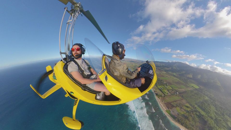 Oahu: Gyroplane Flight Over North Shore of Oahu Hawaii - Key Points