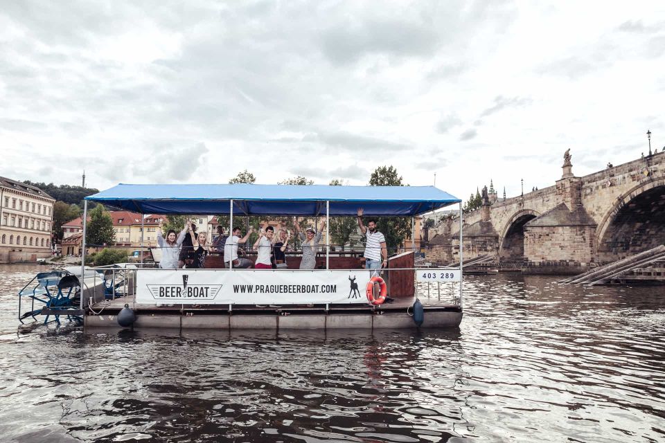 Prague: Private Cycle Boat River Tour With Beer or Prosecco - Key Points