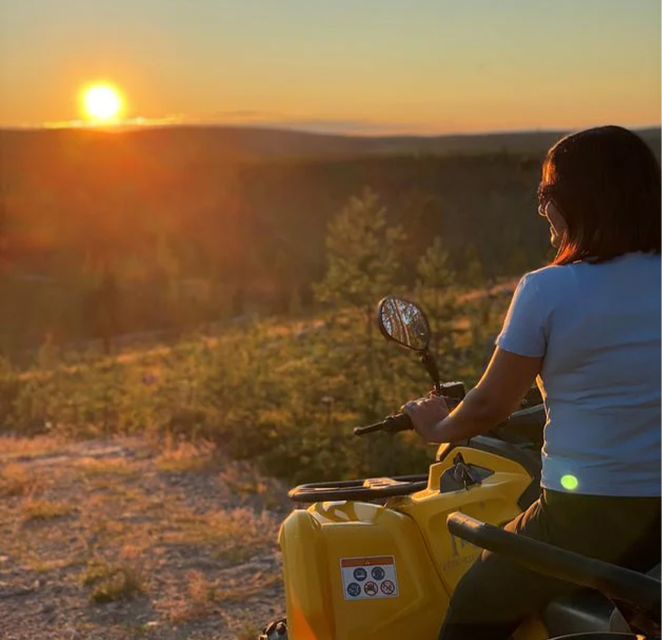 Rovaniemi: Midnight Sun, ATV Ride During The Golden Hour - Key Points