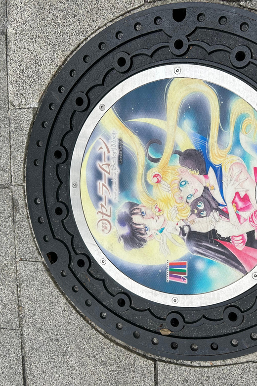 Sailor Moon's Manhole Cover Search Tour - Key Points