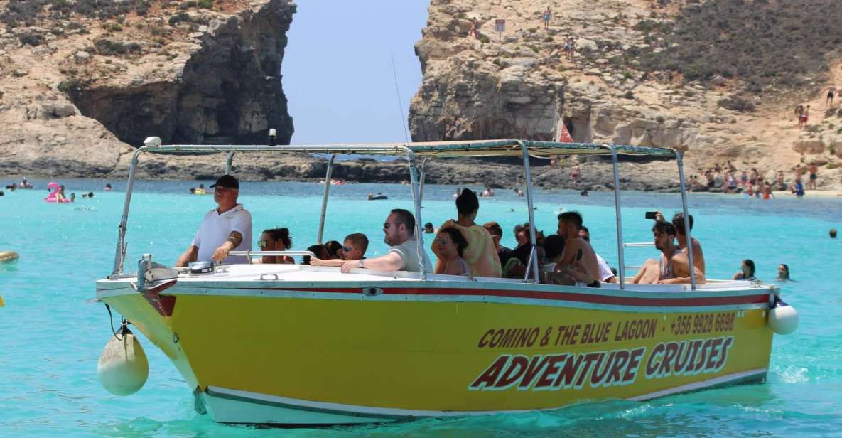 Sliema: Power Boat Trip to Comino , Blue Lagoon & Gozo - Key Points