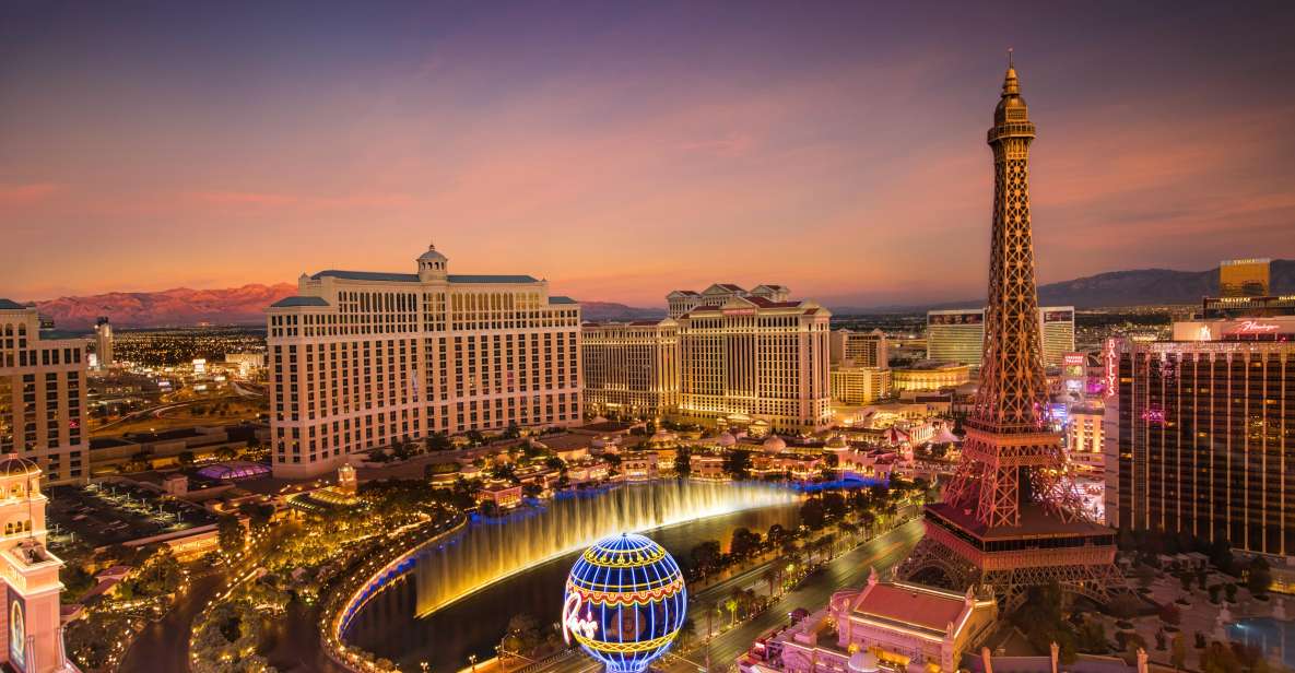 Vegas Highlights: Neon Lights & Desert - Audio Driving Tour - Key Points