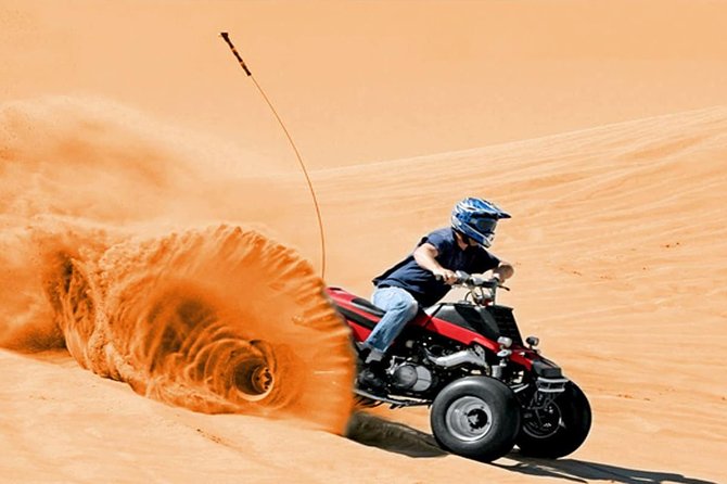 30-Mins Quad Bike Red Dunes Desert Safari & BBQ Dinner - Tour Inclusions