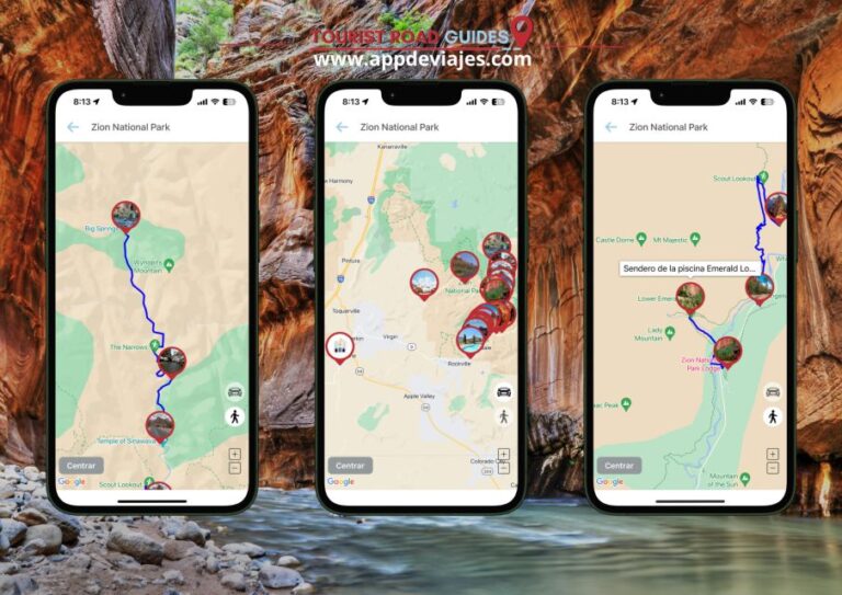 App Self Guided Road Routes Zion National Park Overview Of Zion National Park