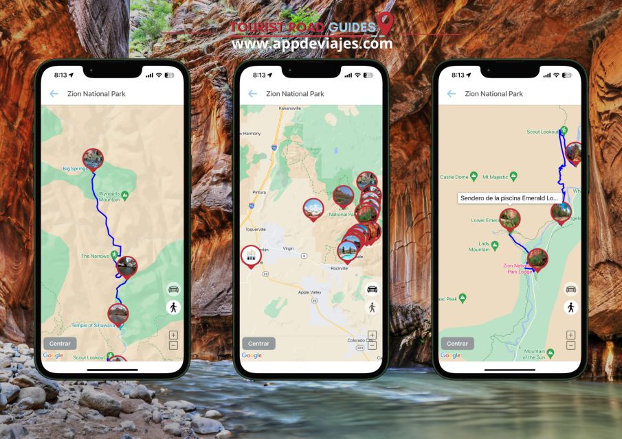 App Self-Guided Road Routes Zion National Park - Overview of Zion National Park