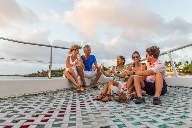 Aruba Sunset Sail — Dinner Cruise With Open Bar By Catamaran Amenities Offered On The Catamaran