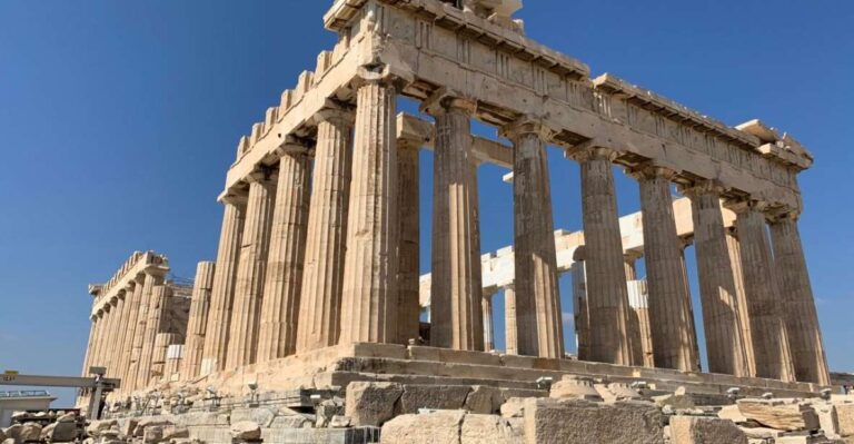 Athens Essential Highlights & Lunch, Poseidon Temple Option Tour Overview