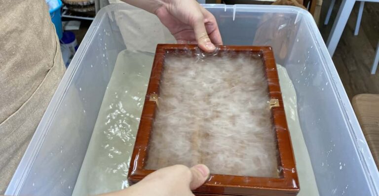 Authentic Handmade Washi Paper Making Workshop In Ueno Workshop Overview