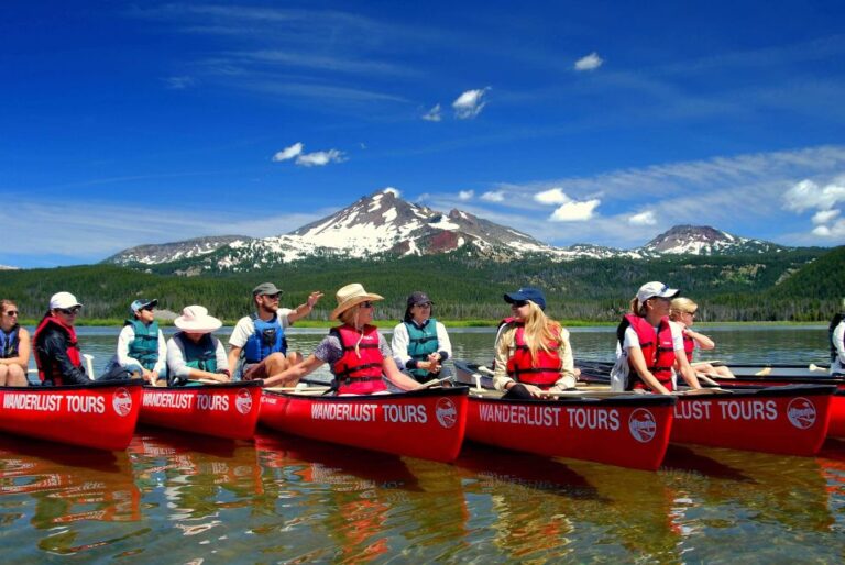 Bend: Half Day Brews & Views Canoe Tour On The Cascade Lakes Tour Overview