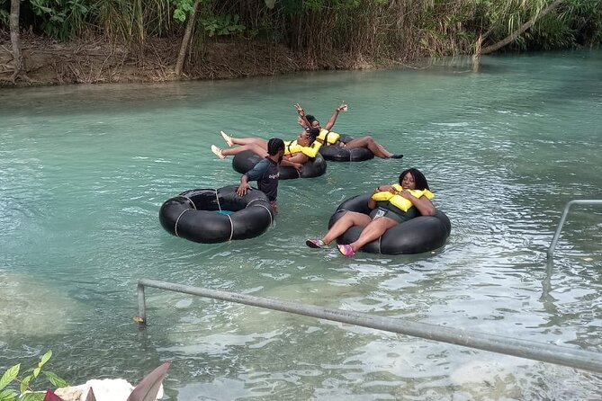 Blue Hole Adventurous And Relaxing River Tubing Water Activities In Ocho Rios Exhilarating Cliff Jumping And Swimming