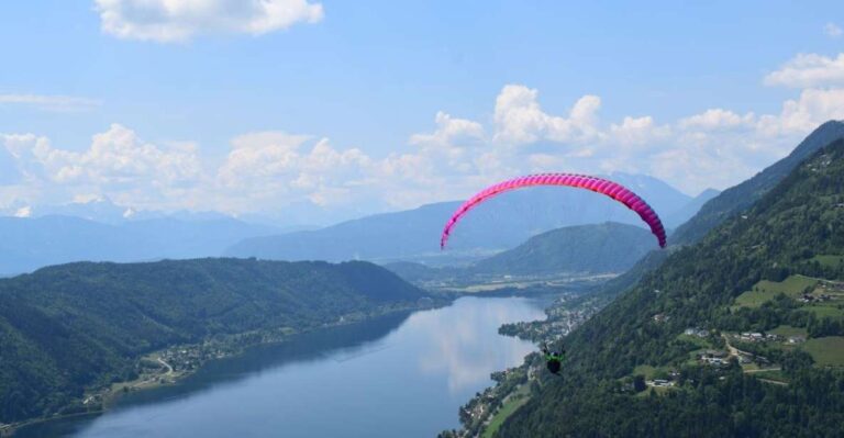 Bodensdorf, Carinthia: Tandem Paragliding Flight Overview Of The Experience