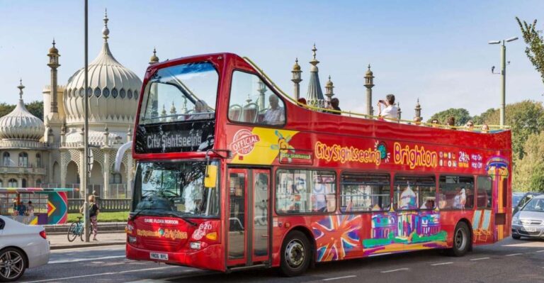 Brighton: City Sightseeing Hop On Hop Off Bus Tour Tour Overview