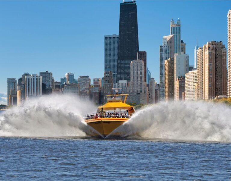 Chicago Lakefront: Seadog Speedboat Ride Iconic Skyline Cruise