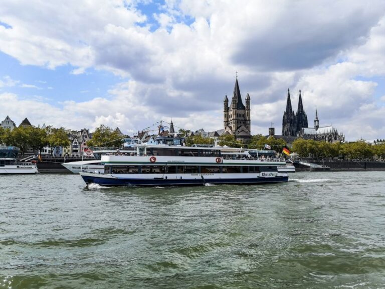 Cologne: Top Sights Rhine River Cruise Overview Of The Rhine River Cruise