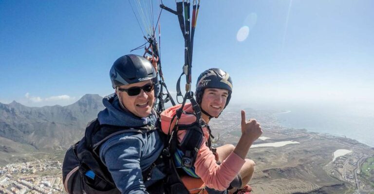 Costa Adeje: Tandem Paragliding Flight Activity Overview And Pricing