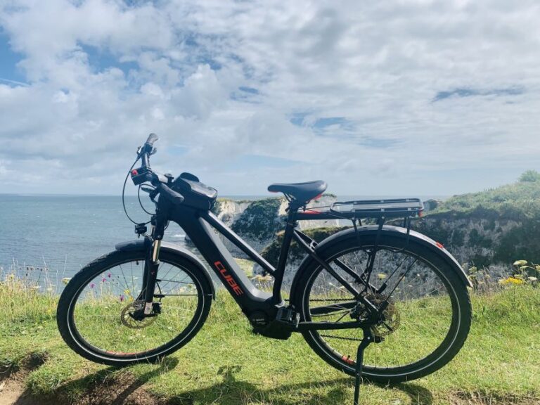 Dorset : Old Harry Rocks And Corfé Castle Guided E Bike Tour Poole Harbour Start Point