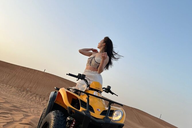 Dubai Desert Safari With Quad Bike, Sandboarding, Live Show & BBQ - Highlights of the Desert Safari