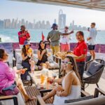 Dubai Harbour Super Yacht Experience With Live Station & Drinks Onboard Experience