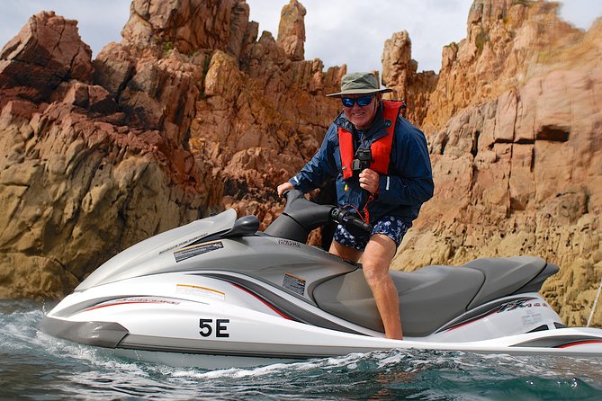 Escorted Coastal Tour By Jet Skis From St. Aubin Tour Overview