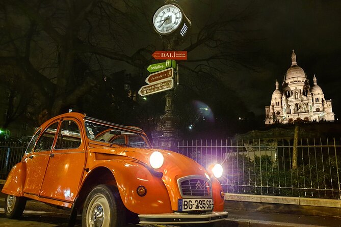 Experience the Magic of Paris By Night: A 2-Hour Iconic 2CV Tour - Discover Hidden Charming Neighborhoods