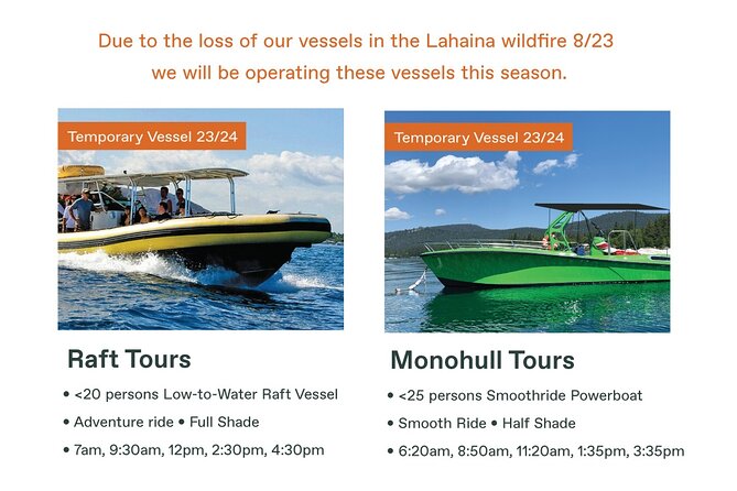 Eye-Level Whale Watching Eco-Raft Tour From Lahaina, Maui - Tour Departure and Meeting Point