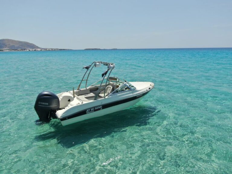 Falassarna Beach: Balos Lagoon Private Small Boat Cruise Activity Overview