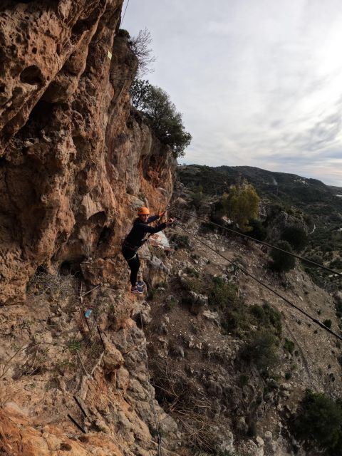 From Estepona: Casares Via Ferrata Guided Climbing Tour Tour Overview