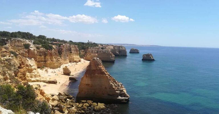 From Faro/tavira: Benagil Hiking Tour With Snorkeling Tour Overview