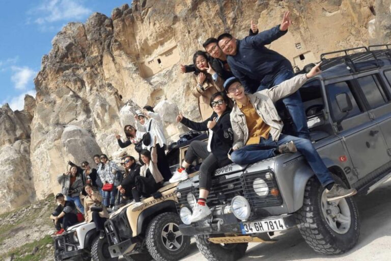 From Göreme/Ürgüp: Cappadocia Jeep Safari Sunrise Or Sunset Tour Overview