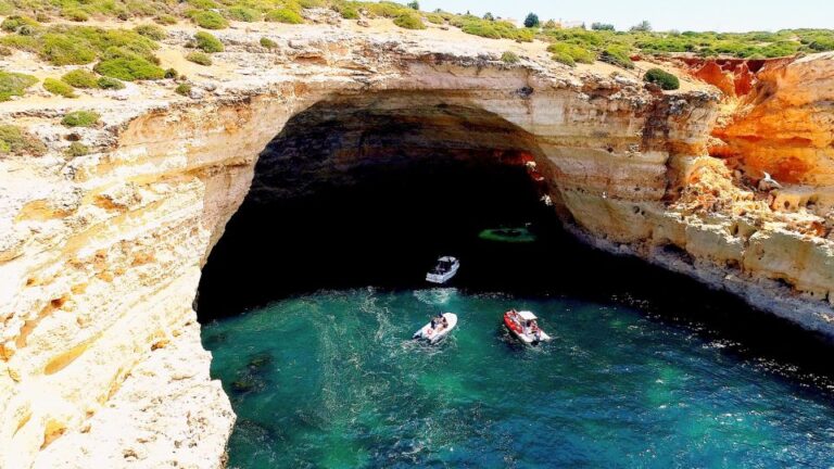 From Portimao: Private Boat Tour To Benagil Cave Activity Details