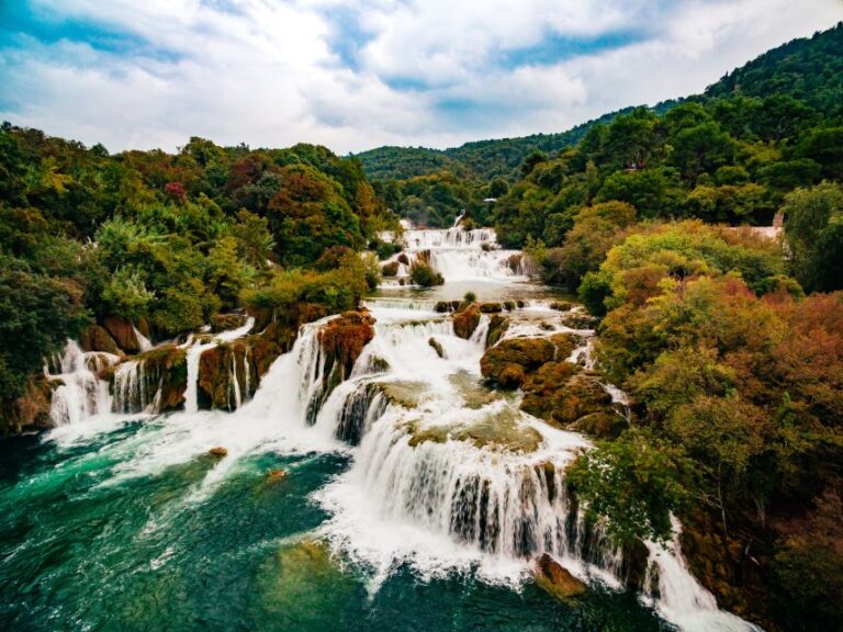 From Split & Trogir: Krka Waterfalls Day Tour With Boat Ride Tour Overview And Pricing