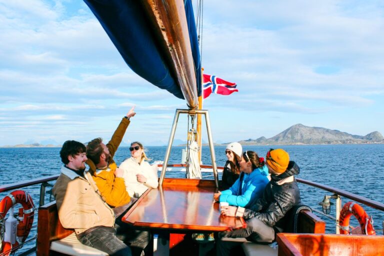 From Svolvær: Lofoten Islands Midnight Sun Luxury Sail Intimate Luxury Yacht Experience