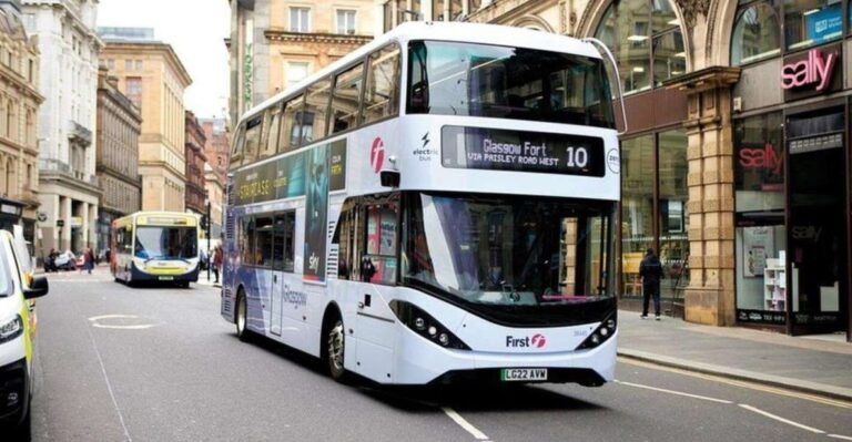 Glasgow: Easy Bus Transfer Between Airport And City Center Reliable Bus Service