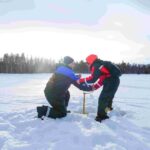 Great Ice Fishing Experience In Lapland Ice Fishing Experience