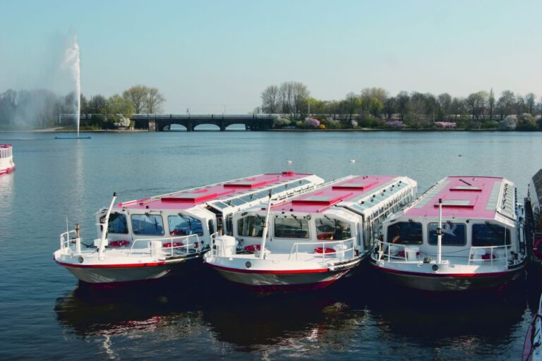 Hamburg: Twilight Cruise Alster Canals Twilight Cruise