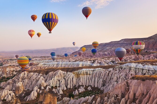 Hot Air Balloon Watching Tour Exploring Cappadocias Landscapes